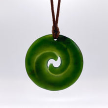 Load image into Gallery viewer, Putiputi Double Spiral Koru Pendant
