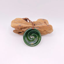 Load image into Gallery viewer, Putiputi Double Spiral Koru Pendant
