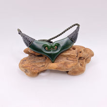 Load image into Gallery viewer, Double Koru Choker Pendant
