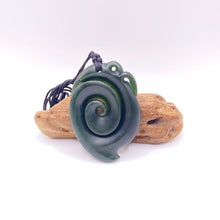 Load image into Gallery viewer, Dark Manaia with Koru Tail
