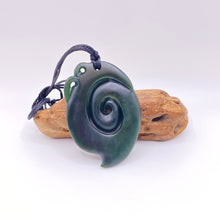 Load image into Gallery viewer, Dark Manaia with Koru Tail
