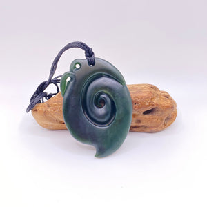 Dark Manaia with Koru Tail