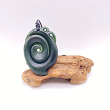 Load image into Gallery viewer, Dark Manaia with Koru Tail
