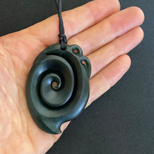 Load image into Gallery viewer, Dark Manaia with Koru Tail

