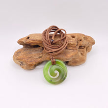Load image into Gallery viewer, Small Martyr River Pounamu Koru Pendant
