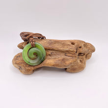 Load image into Gallery viewer, Small Martyr River Pounamu Koru Pendant
