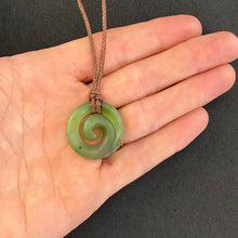Load image into Gallery viewer, Small Martyr River Pounamu Koru Pendant
