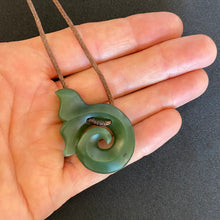 Load image into Gallery viewer, Whale Tail Koru Pendant
