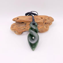 Load image into Gallery viewer, Double Kokopu Pikorua Twist Pendant

