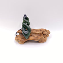Load image into Gallery viewer, Double Kokopu Pikorua Twist Pendant
