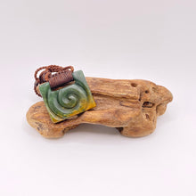 Load image into Gallery viewer, Ridge bound Square Koru Pendant
