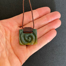 Load image into Gallery viewer, Ridge bound Square Koru Pendant
