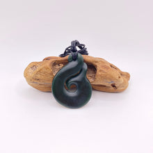 Load image into Gallery viewer, Whale Tail Hei Matau Hook Pendant
