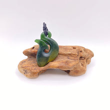 Load image into Gallery viewer, Putiputi Hei Matau Hook Pendant
