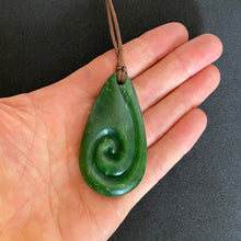 Load image into Gallery viewer, Roimata and Koru Pendant
