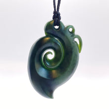 Load image into Gallery viewer, Dark Manaia with Koru Tail
