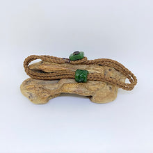 Load image into Gallery viewer, Brown Cord Single Beaded Bracelet
