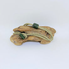 Load image into Gallery viewer, Green Cord Single Beaded Bracelet
