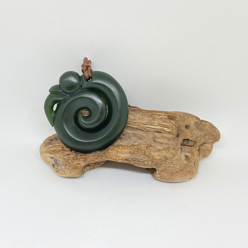 Pounamu, Jade, Greenstone Manaia With Koru Tail Pendant, Necklace ...