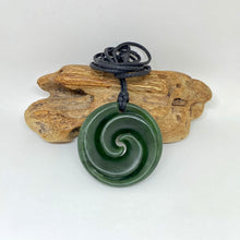 Load image into Gallery viewer, Kawakawa Double Spiral Koru Pendant
