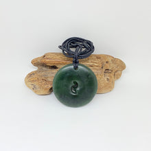 Load image into Gallery viewer, Kawakawa Double Spiral Koru Pendant
