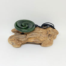 Load image into Gallery viewer, Kawakawa Double Spiral Koru Pendant
