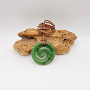 Kokopu Medium Koru Pendant