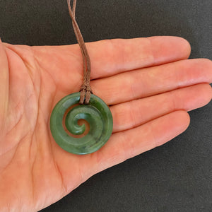 Kokopu Medium Koru Pendant