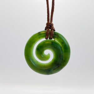 Kokopu Medium Koru Pendant