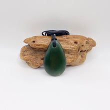 Load image into Gallery viewer, Wide Kawakawa Roimata Drop Pendant
