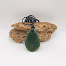 Load image into Gallery viewer, Wide Kawakawa Roimata Drop Pendant
