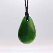 Load image into Gallery viewer, Wide Kawakawa Roimata Drop Pendant
