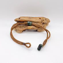 Load image into Gallery viewer, Brown Cord Single Beaded Bracelet
