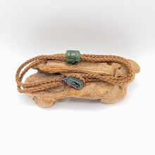 Load image into Gallery viewer, Brown Cord Single Beaded Bracelet
