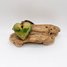 Load image into Gallery viewer, Marsden Flower Jade Heart Pendant
