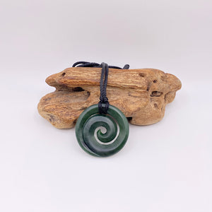 Medium Dark Koru Pendant