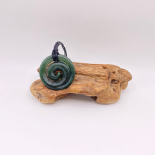 Load image into Gallery viewer, Medium Dark Koru Pendant
