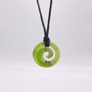 Small Martyr River Pounamu Koru Pendant