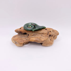 Whale Tail Koru Pendant