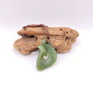 Small Kahurangi Hei Matau, Hook Pendant