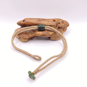 Natural Cord Single Beaded Bracelet