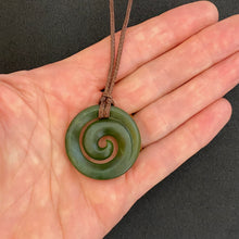 Load image into Gallery viewer, Medium Kahurangi Koru Pendant
