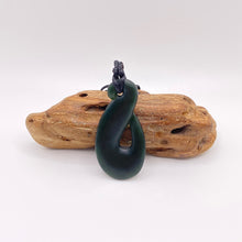 Load image into Gallery viewer, Dark Hei Matau Pendant
