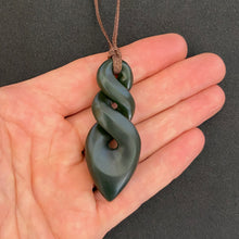 Load image into Gallery viewer, Kawakawa Double Pikorua Twist Pendant
