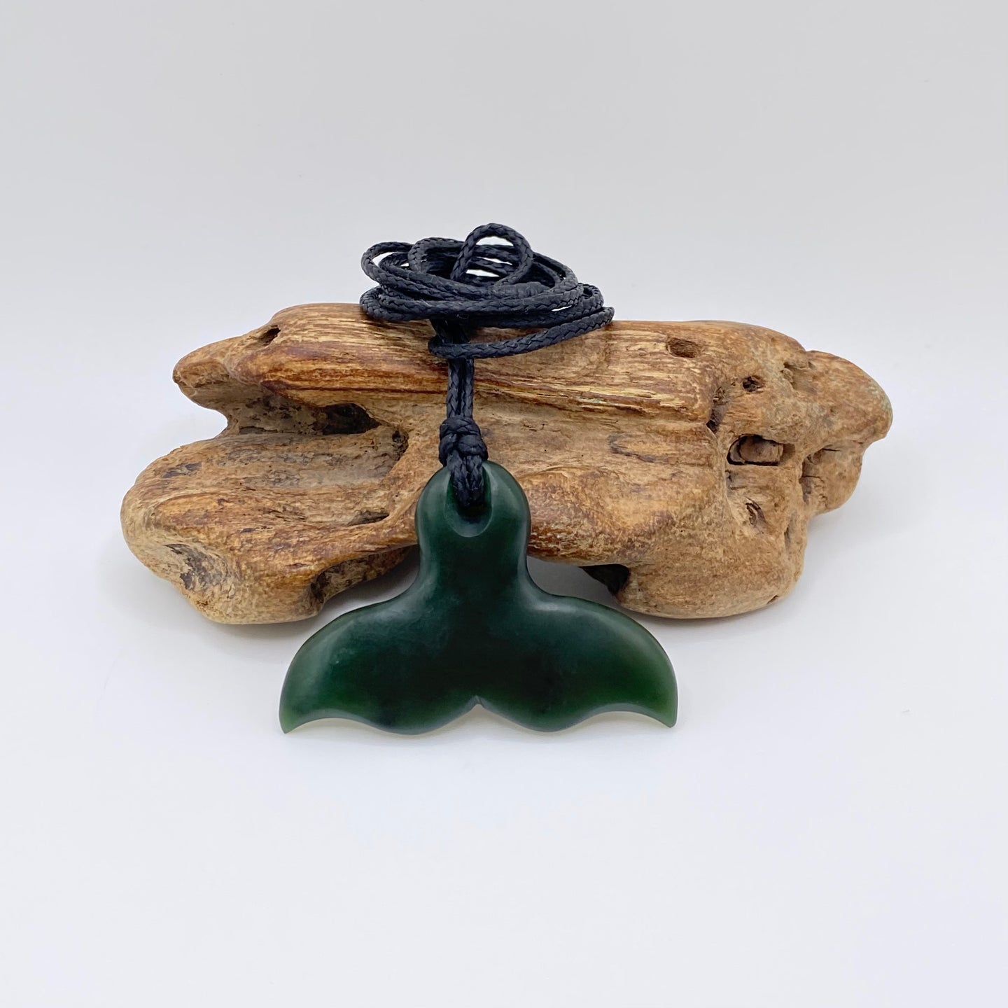 Dark Whale Tail Pendant