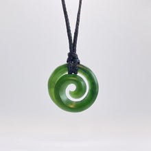 Load image into Gallery viewer, Small Kawakawa Koru Pendant
