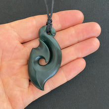 Load image into Gallery viewer, Dark Hei Matau Pendant
