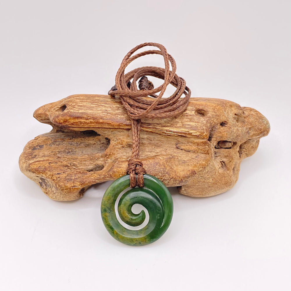 Small Marsden Flower Koru Pendant