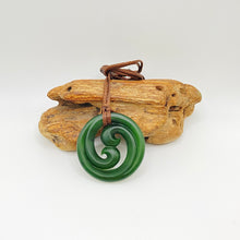 Load image into Gallery viewer, Kawakawa Double Koru Pendant
