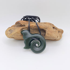 Whale Tail Koru Pendant